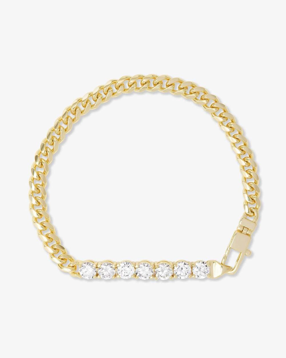 NEW MELINDA MARIA women's baby julian loves diamonds bracelet in gold